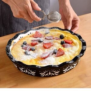 Amazon/ Sagoskat brand new never used 9inch Deep Dish Pie Pans Nonstick Pie Dish